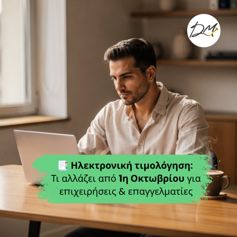 Ηλεκτρονική τιμολόγηση: Τι αλλάζει από την 1η Οκτωβρίου για επιχειρήσεις &amp; επαγγελματίες